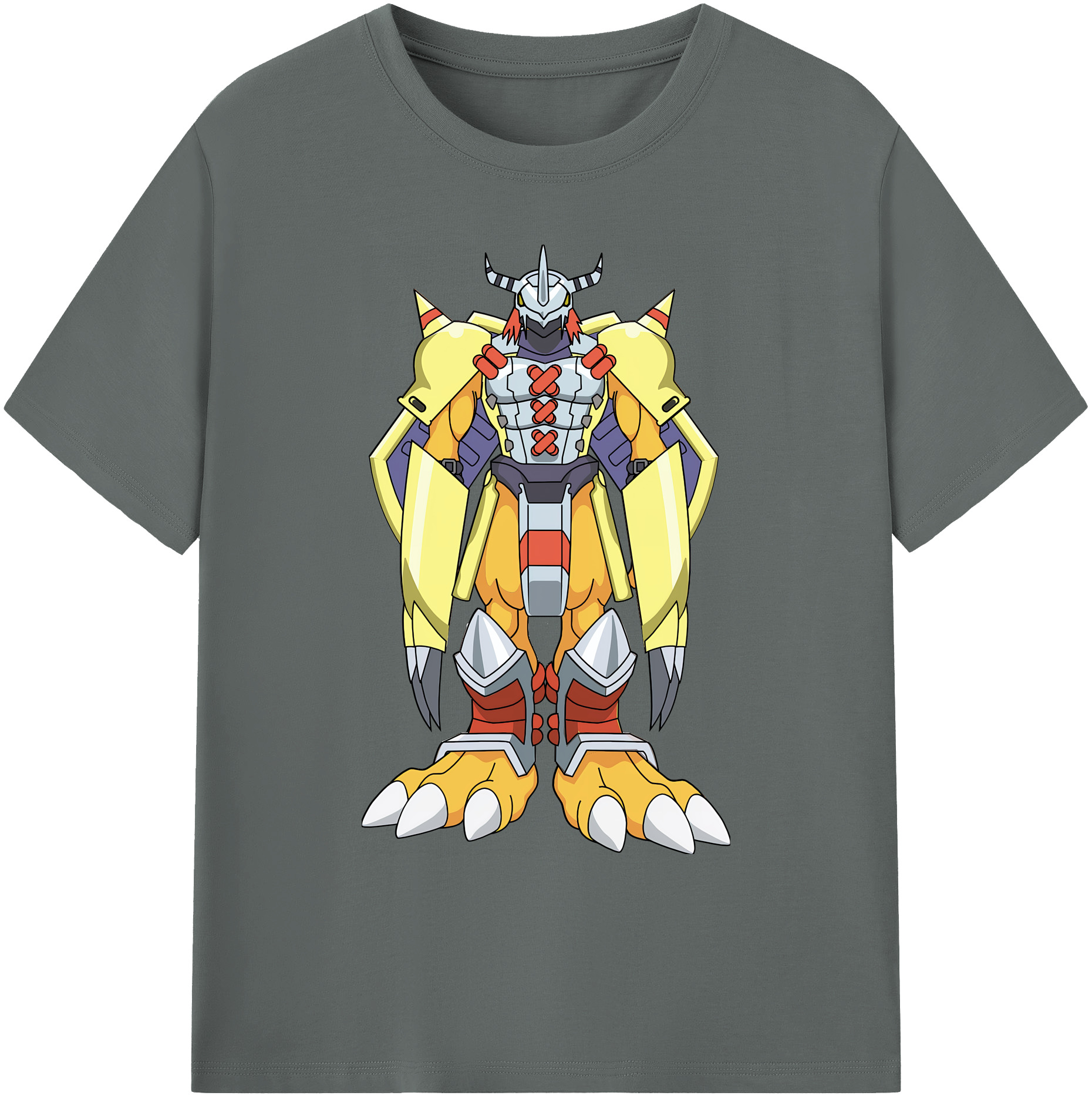 （画像用） Digimon デジタルモンスター/デジモン 綿100％ メンズ半袖Tシャツ｜肌触りやわらか＆通気性